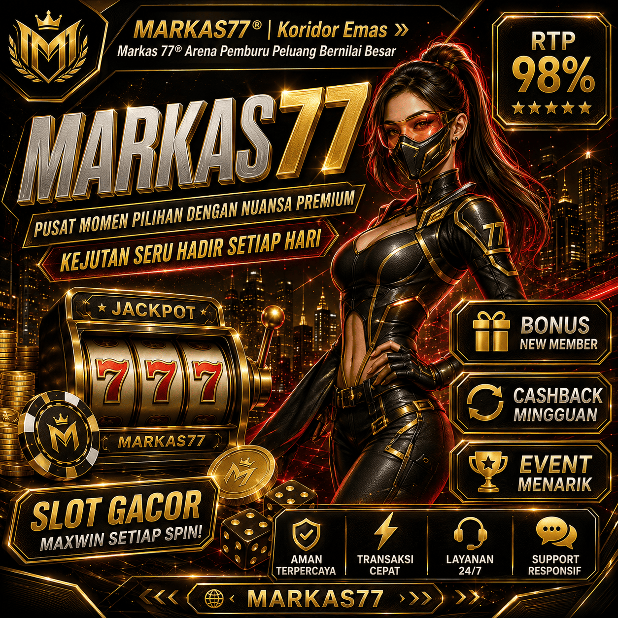 MARKAS77® | Koridor Emas » Markas 77® Arena Pemburu Peluang Bernilai Besar